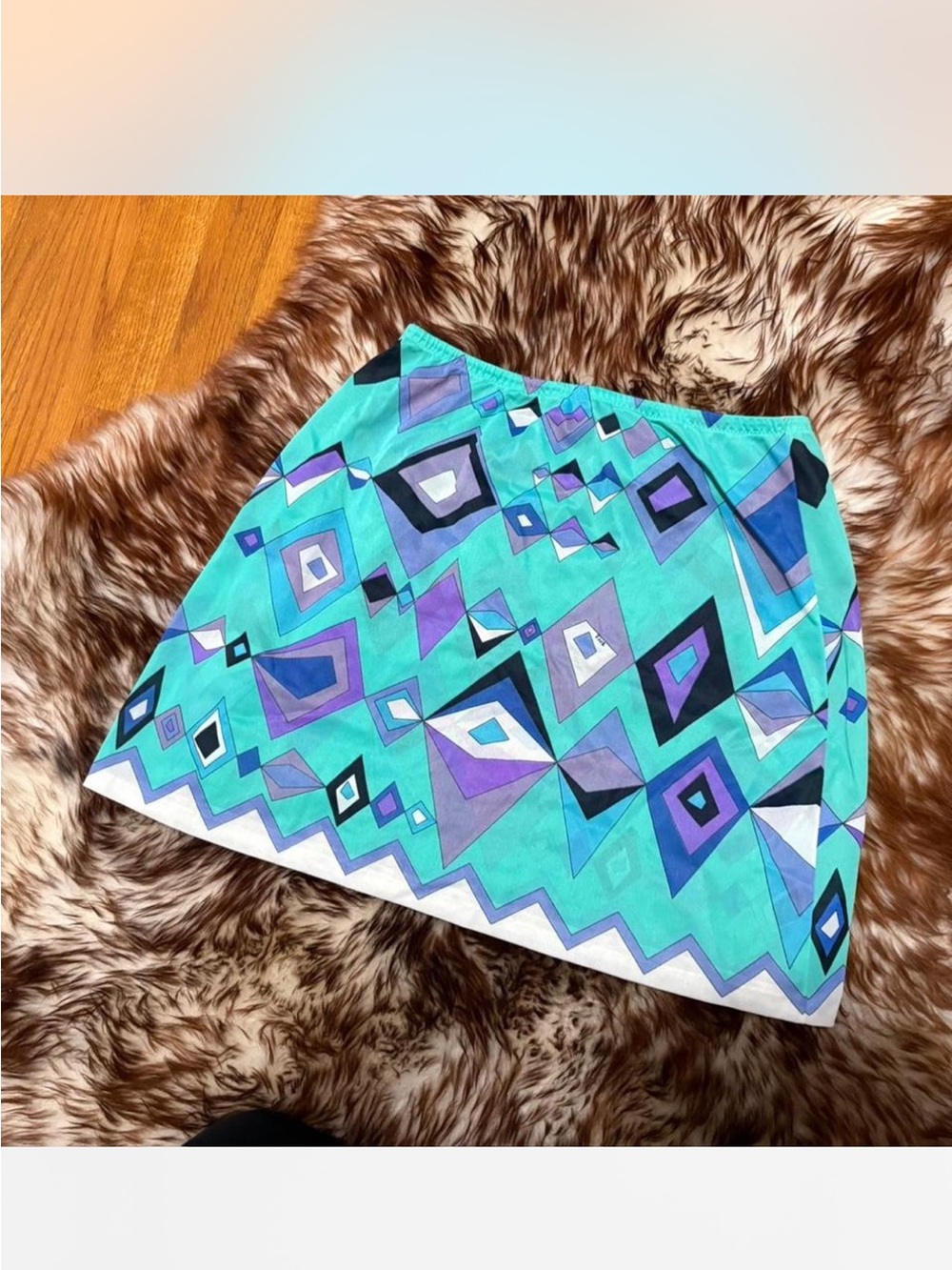 Vintage Emilio Pucci print mini skirt